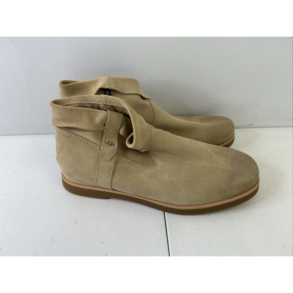 UGG Josephine Women's Size 10 Suede Ankle Cuff Boots Tan Camel Casual City